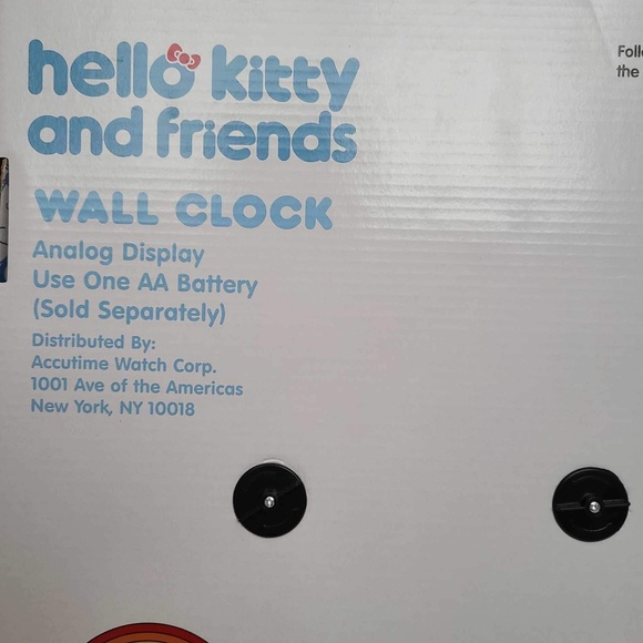 Hello Kitty and Friends analog display wall decor clock 14in brand new - Picture 11 of 11